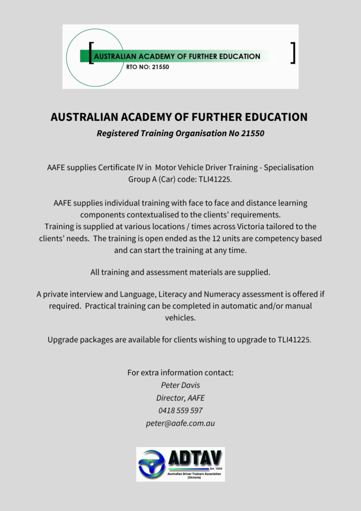 AAFE advertisement